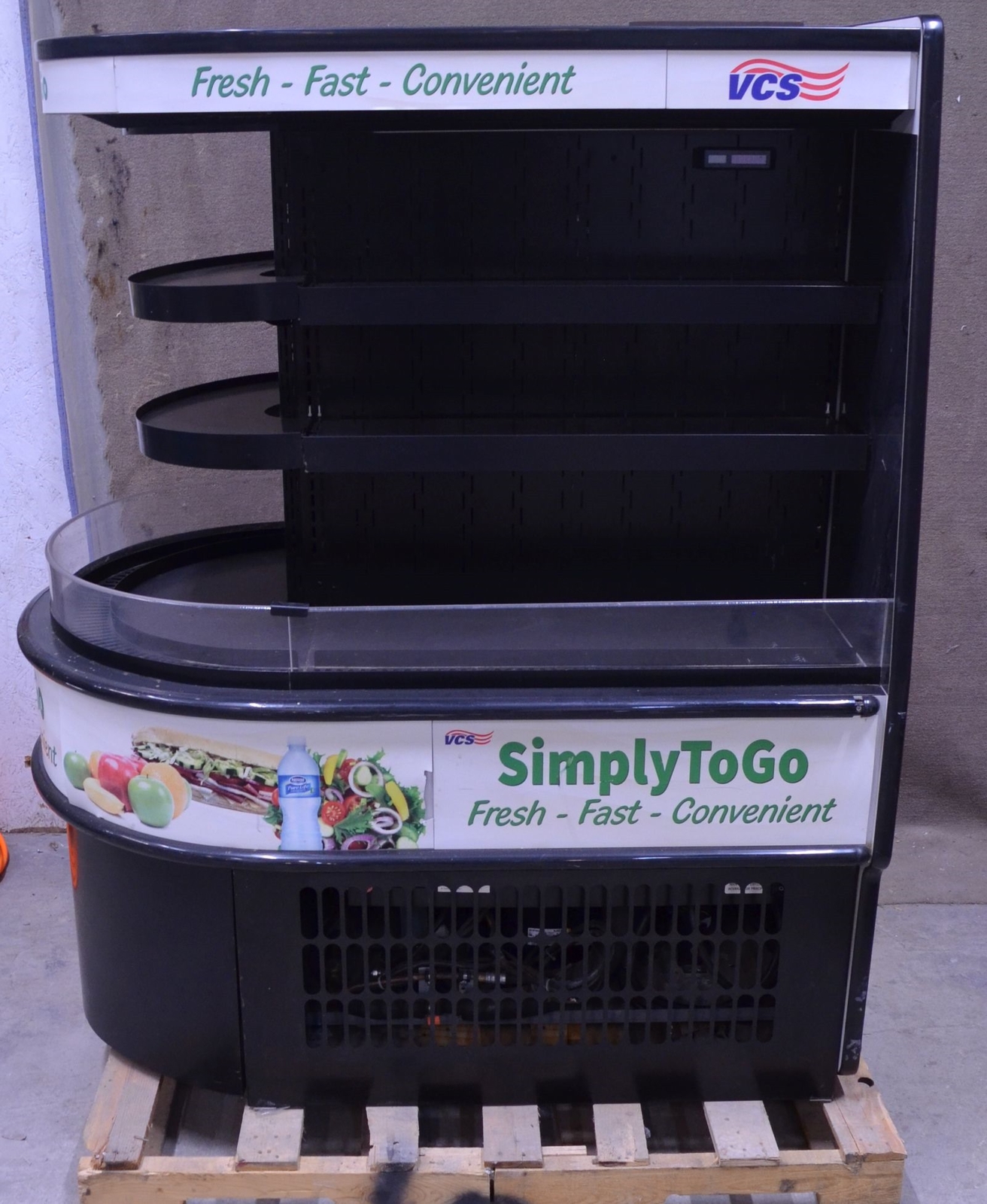 Structural Concepts Oasis Refrigerated End Display Case Open Air Merchandiser