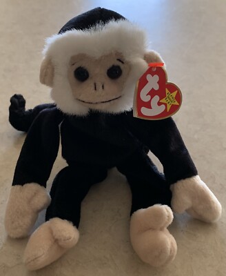 Ty Beanie Baby Mooch the Spider Monkey Retired 1998