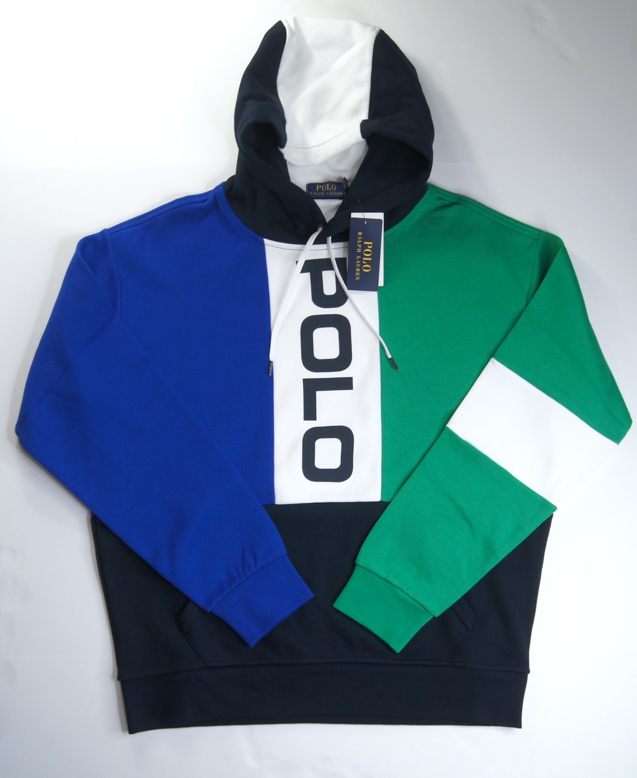 パーカー・フーディ Polo Ralph Lauren Multi-layered hoodie Polo Ralph Lauren Men's Orange Multi Colorblock Logo Fleece