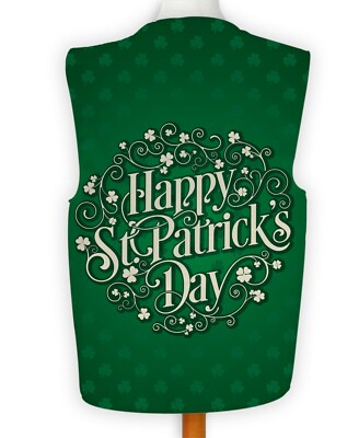 Frohen St Patricks Day Shamrock Design - Neuheit Kostüm Festliche Weste