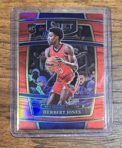 2021-22 Panini Select Herbert Jones Red Prizm Holo /199
