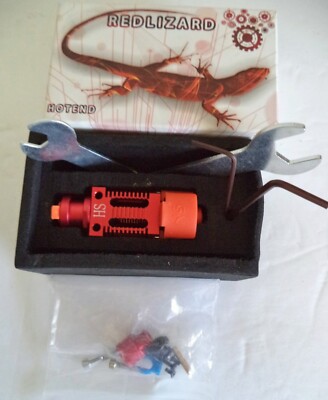 Haldis 3D Red Lizard V3-Pro V6 Hotend Plated Copper Hot end High Flow 