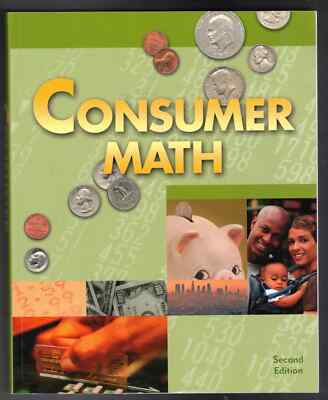 Consumer Math second edition BJU Press, student Text and Teachers Edition