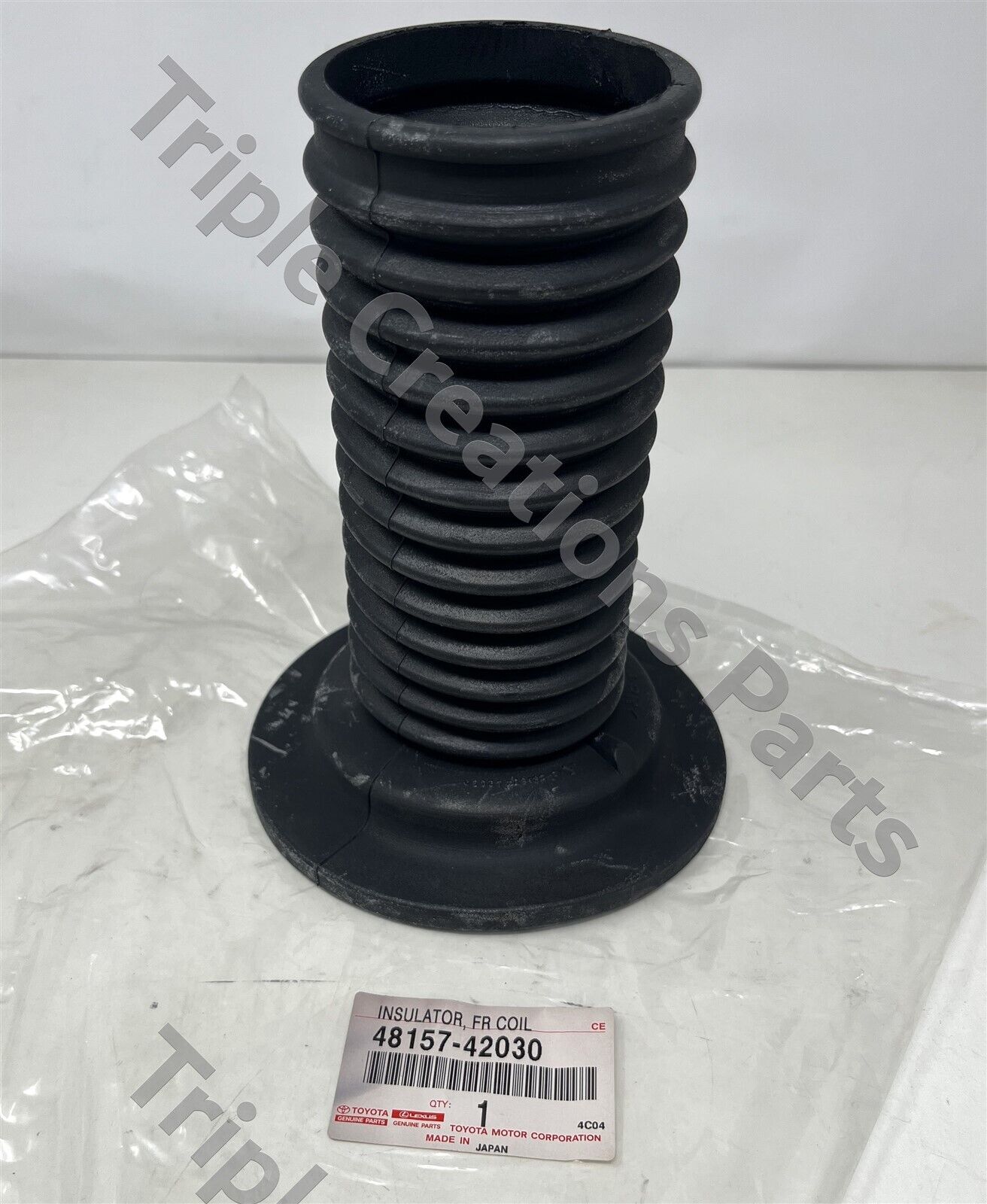 TOYOTA GENUINE OEM 48157-42030 INSULATOR FT COIL SPRING TOYOTA GENUINE OEM 48157-42030 INSULATOR FT COIL SPRING