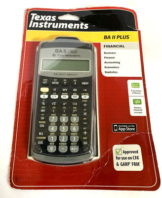 Texas Instruments BA II PLUS Business Analyst Financial Calculator 2015 New