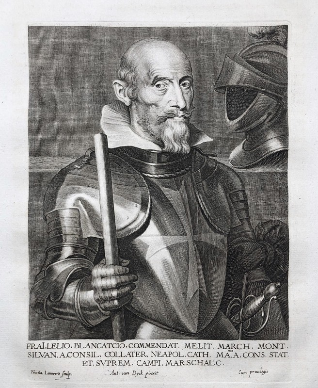 Lelio Brancaccio Marquess Montesilvano Napoli Order Of Malta Portrait Van Dyck