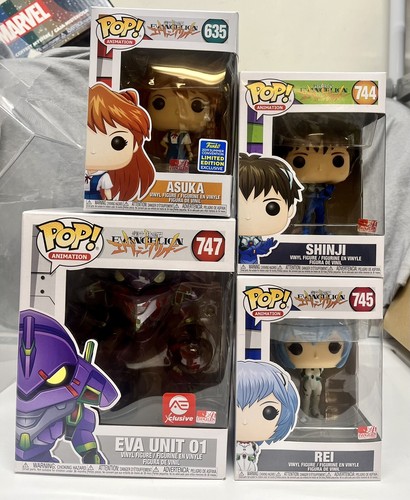 Funko Pop! Animation Neon Genesis Evangelion Lot Shinji SDCC