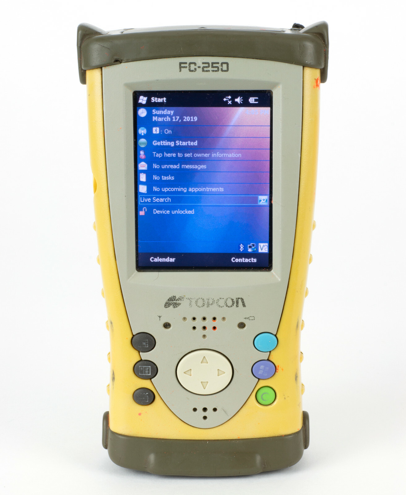 Topcon FC-250 Data Collector w/ Pocket 3D Software TB X851024