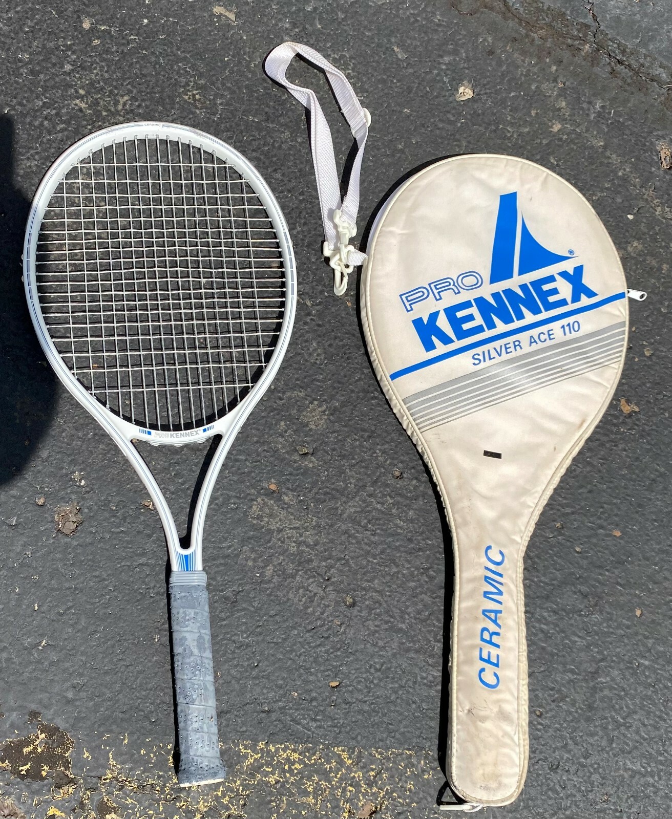 【新品・未使用】Pro Kennex Silver Ace 硬式テニスラケット 中古】プロケネックス シルバーエース【一部グロメット割れ有り