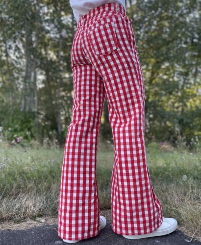 Vintage Levis 60s Big E Flare Red Pants Denim Jeans Boot Cut Vintage Levis 60s Big E Flare Red Pants Denim Jeans Boot Cut