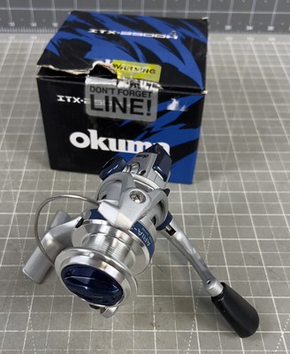 Okuma Lightweight Carbon Fiber 6.0:1 Lt/Rt Hand Spinning Reel - ITX-2500H NEW