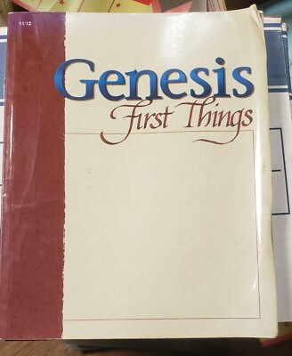 Abeka Genesis Student Text NO WRITING