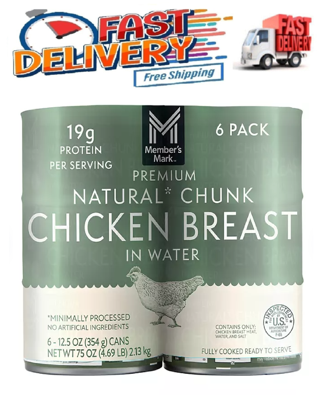 Member's Mark Premium Chunk Chicken Breast (12.5 oz., 6 ct