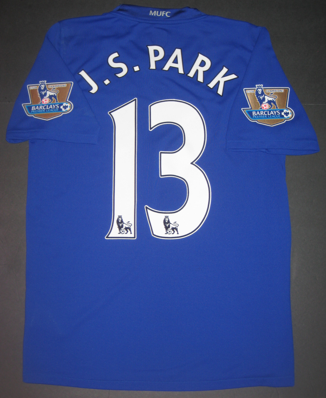 ウェア Nike Manchester United J.S. Park 13 2007-09 Manchester United Home Shirt J.S. Park #13 - 8/10 - (L)