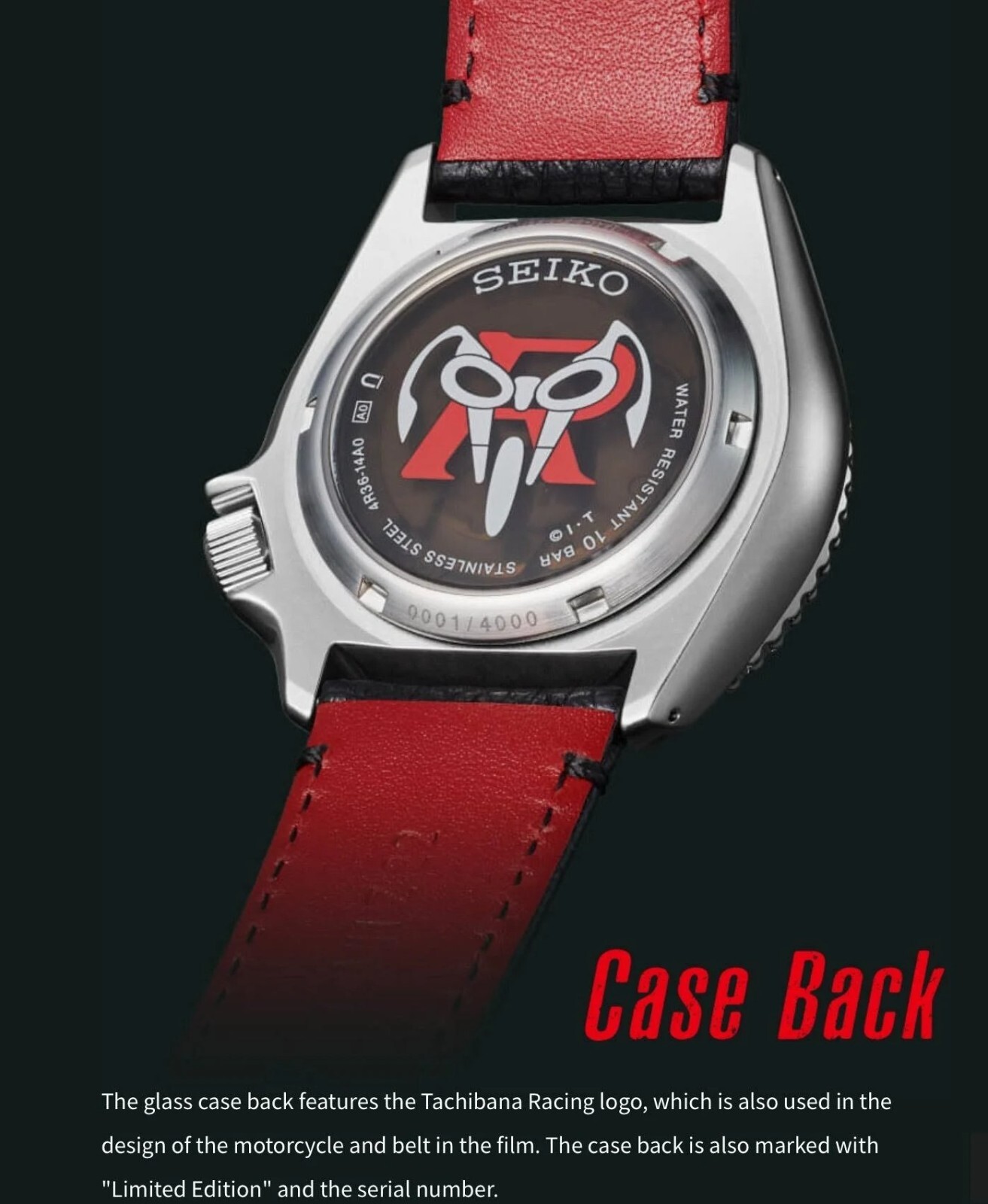 Pre-owned Seiko 5 Sports Masked Rider Limited Edition Watch Srpj91