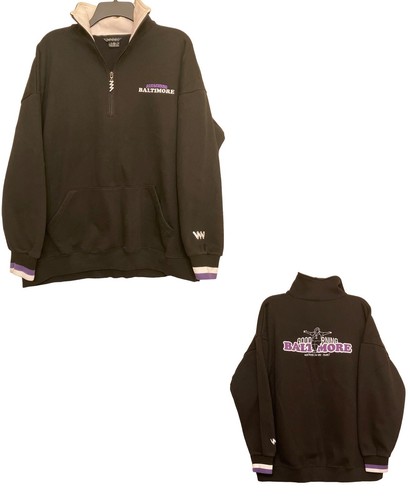 WV Project Good Morning Baltimore Pullover Sweater 1/4 Zip