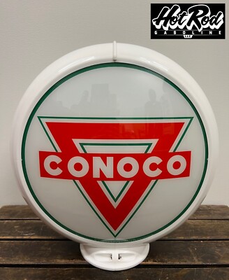 CONOCO Reproduction 13.5'' Gas Pump Globe - (White Body)