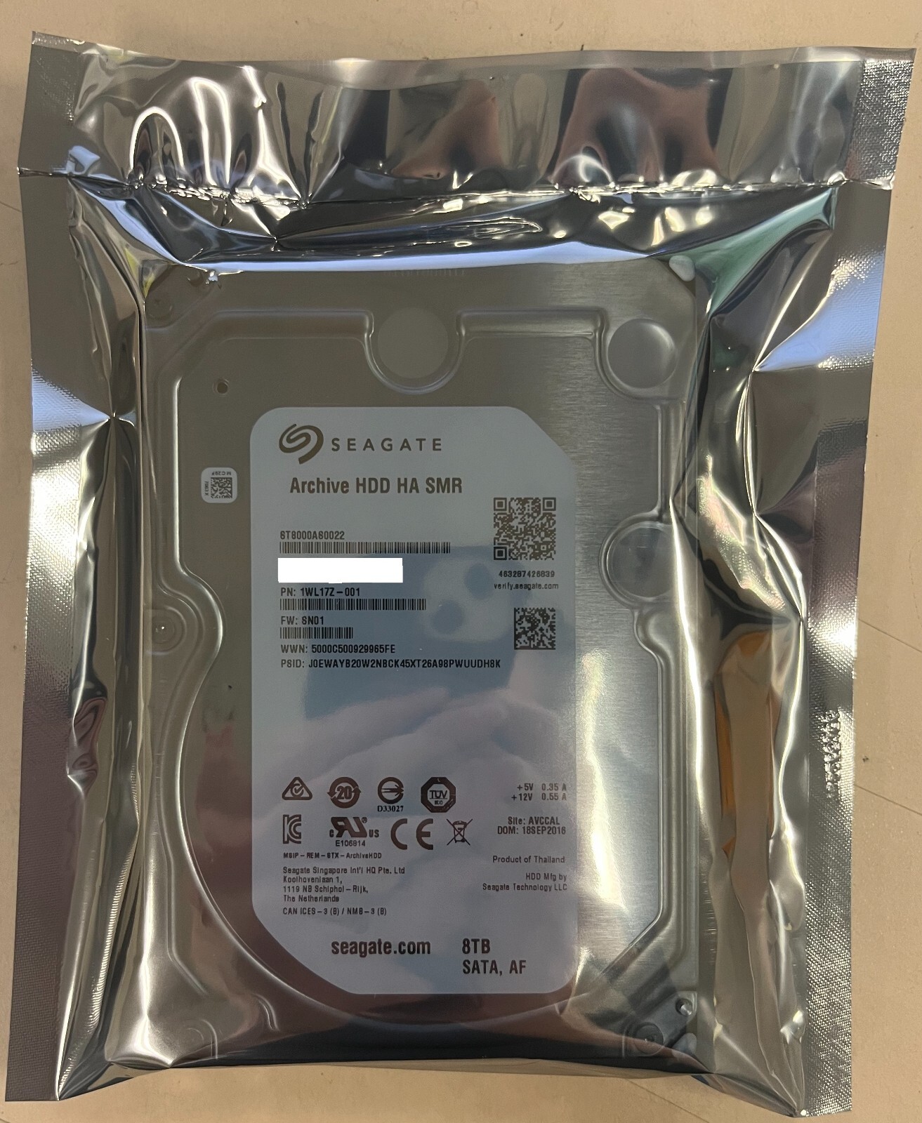 Seagate 8TB ST8000AS0022 SATA 3.5