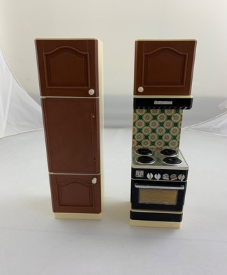 FLEUR pop keuken gasfornuis koelkast DUTCH SINDY FASHION DOLL stove refrigerator