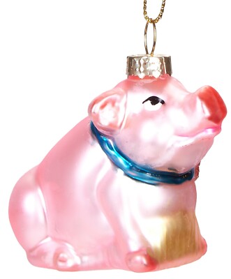 BRUBAKER Glas Weihnachtskugeln Mundgeblasen Christbaumkugeln Handbemalt Lustig