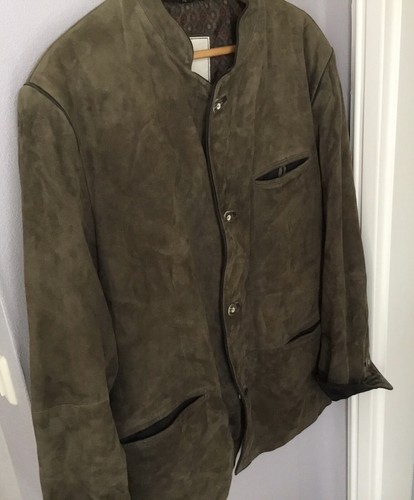 Wildlederjacke(Janker)Grün Gr.50,sehr weich,Top