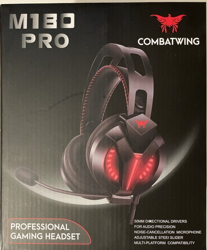 Combatwing Gaming Headset with Mic, Surround Sound, Wired