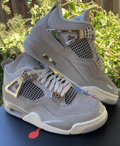 Pre-owned Jordan 4 Frozen Moments All Sizes 11w, 10.5w, 9.5w, 9w, 8.5w, 8w, 7.5w, 7w, 6.5w In Gray