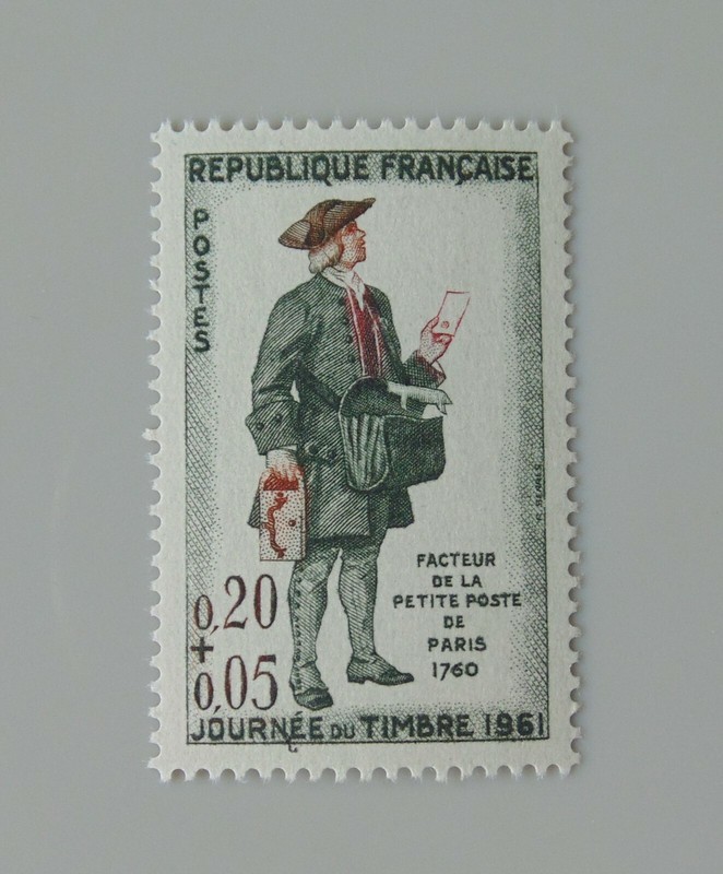 AnnÃ©E 1961 France Yt 1285 Neuf Luxe ** JournÃ©E Du Timbre