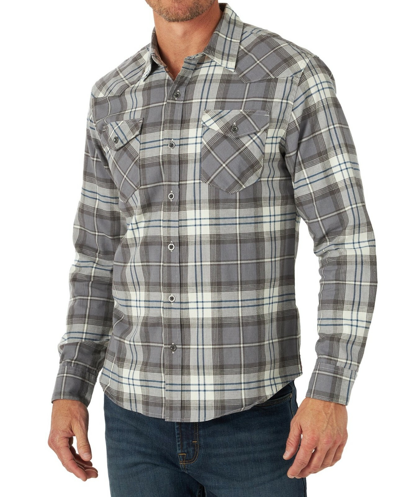 

Мужская тканая рубашка с длинным рукавом Wrangler, размеры L XL Slim Fit, новинка, Multicolor