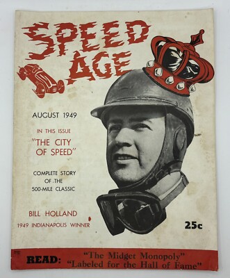 Original Vintage Aug. 1949 Speed Age Magazine Old Automotive Racing Publication