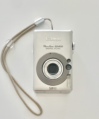 Canon PowerShot Digital ELPH SD400 / Digital IXUS 50 5.0MP Digital Camera -...