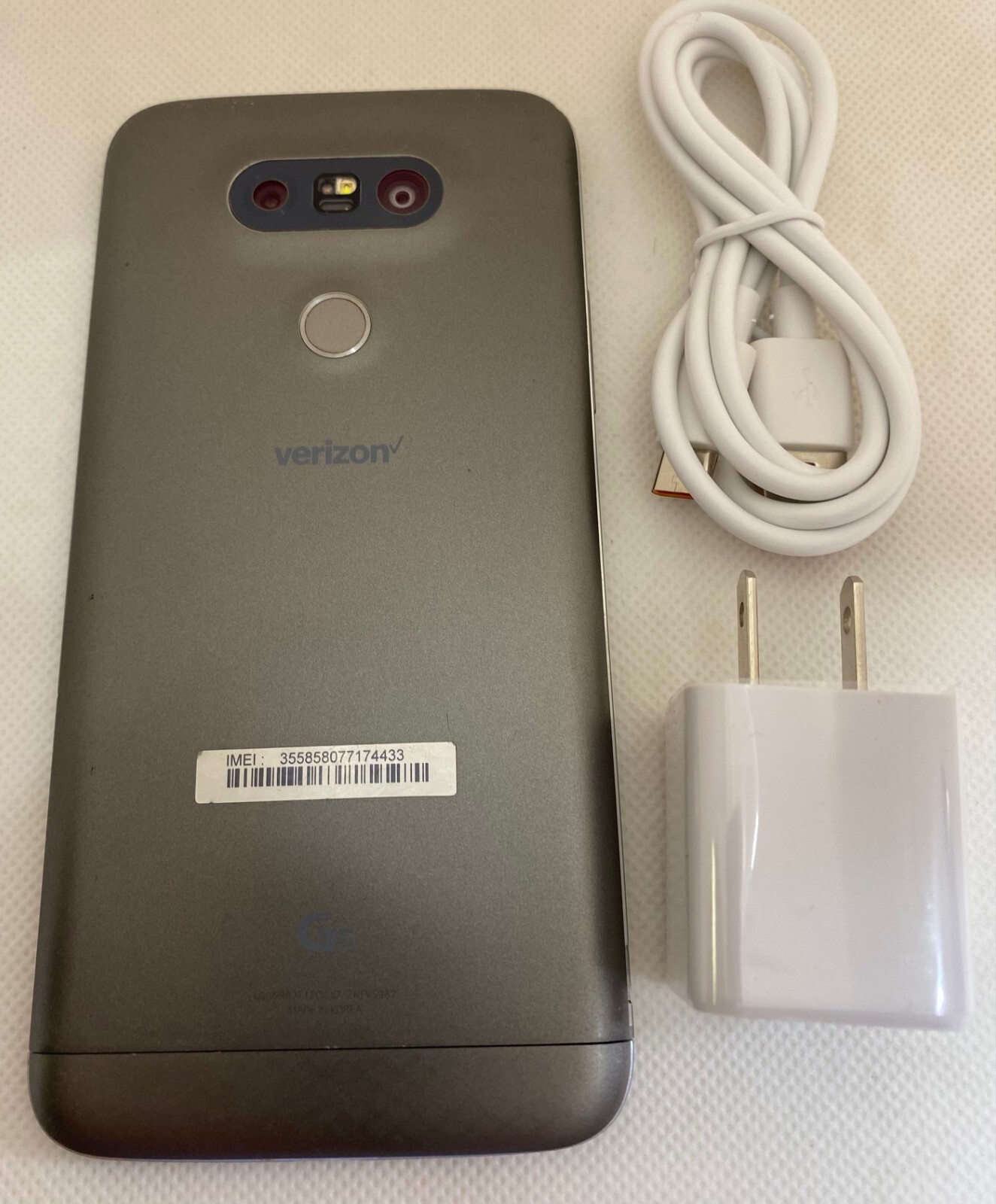 UNLOCKED Verizon / Page Plus LG G5 VS987 Android 4G LTE 32GB Smart Phone -USED