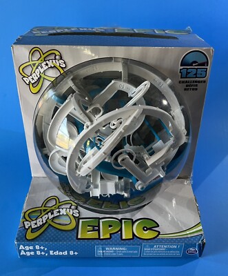PERPLEXUS EPIC Maze Game 125 Challenges PUZZLE BALL Globe SPHERE Family Fun!