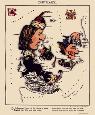 Denmark - Hodder 1869 - 23.00 x 27.79