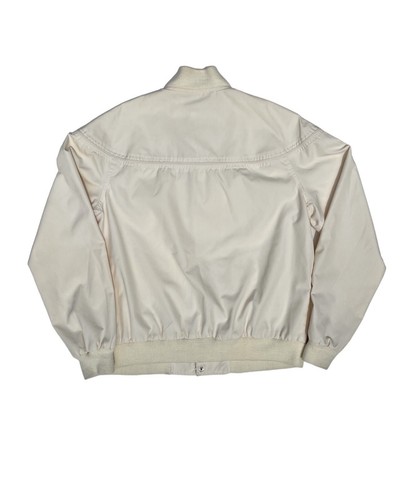 Old School Vintage Style OG Lowrider Derby White Jacket  Large