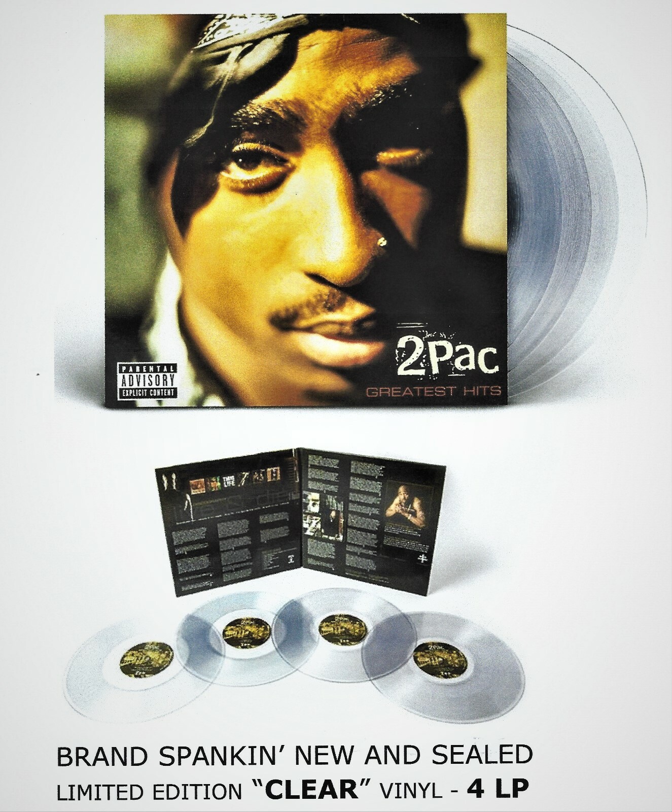 2Pac - Greatest Hits アナログ4LPレコードUSオリジナル盤 2Pac / Greatest Hits (4LPs) - Vinyl Cycle Records