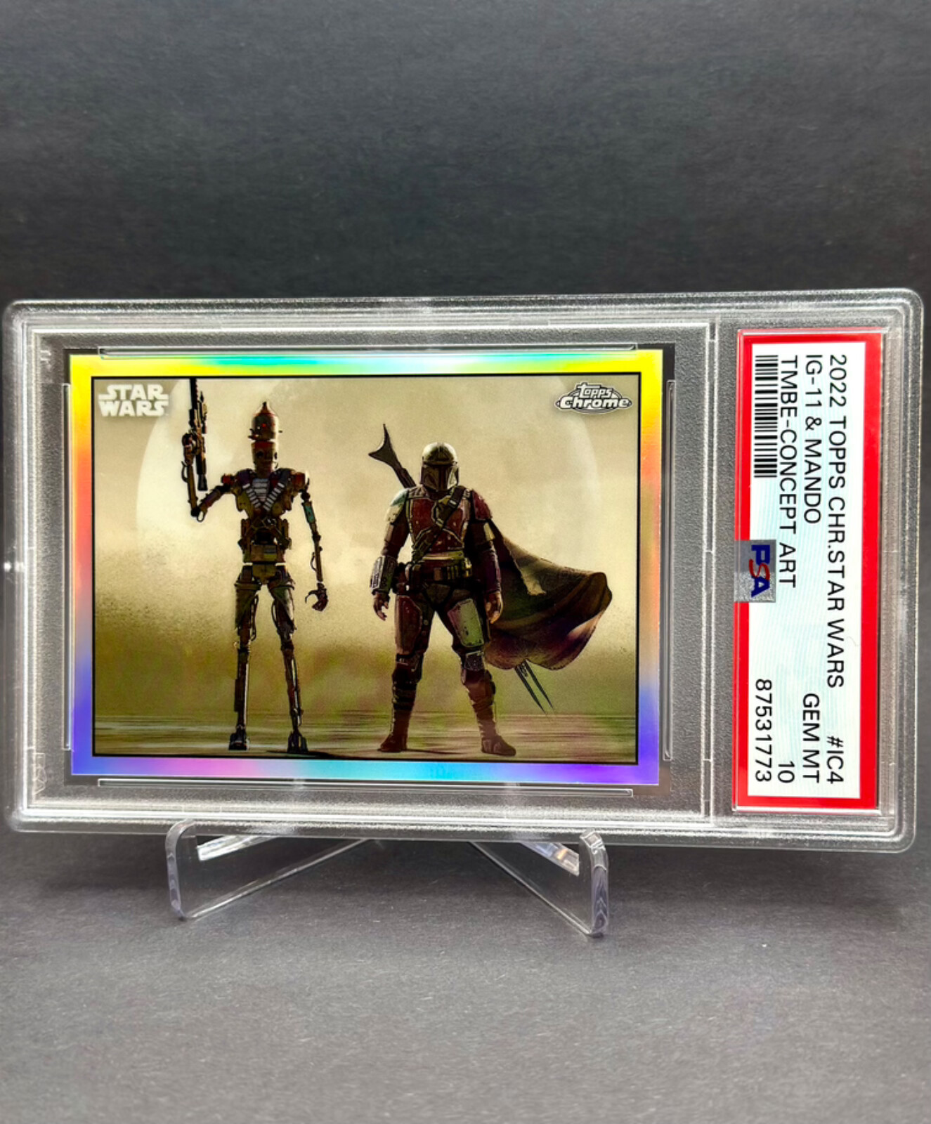 topps スターウォーズ IG-11 5枚限定サインカード