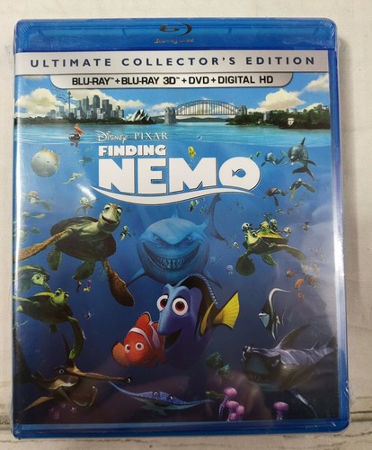 Finding Nemo Blu-ray, 3D, DVD. Digital Ultimate Collector's