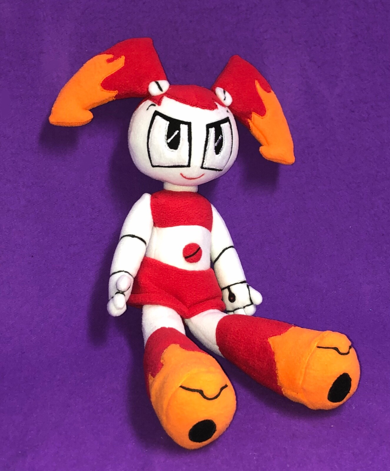 MY LIFE AS A TEENAGE ROBOT Jenny XJ9 red fire Hot Rod 16” plush