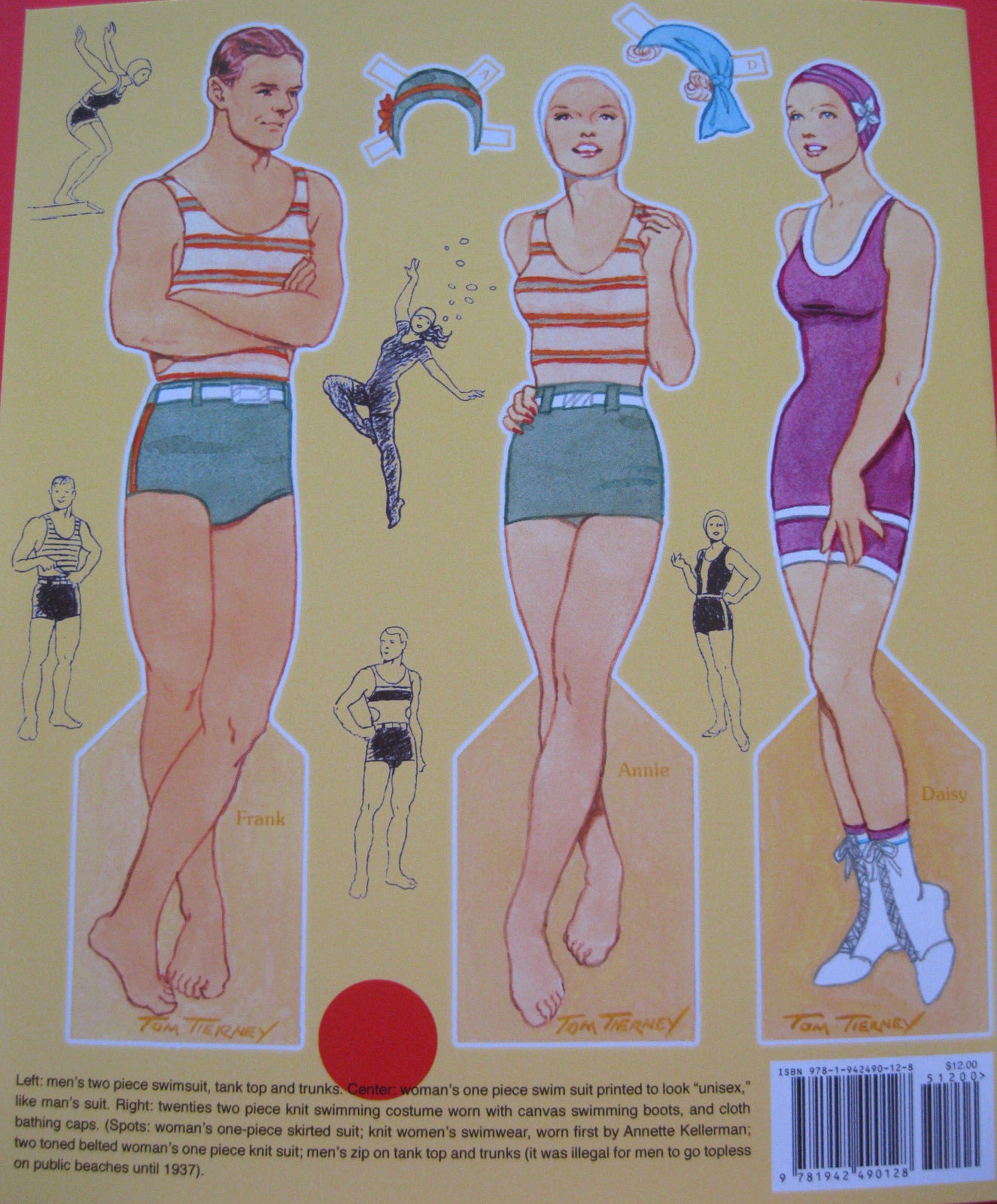 Tom Tierney's FASHION FADS--Fun Paper Doll Book from Paper Studio Press