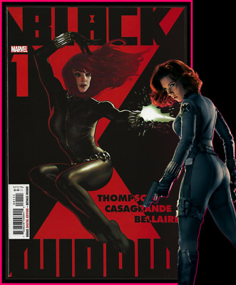 BLACK WIDOW #1 (2020) ADAM HUGHES CVR 9.4 NM MARVEL STUDIOS MCU KEY 9.4 NM HOT!