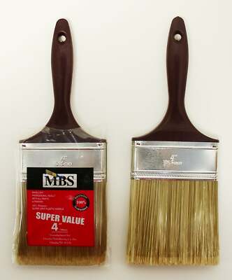 PAINT BRUSH 4'' 100% POLYESTER FOR ALL PAINTS Value Series