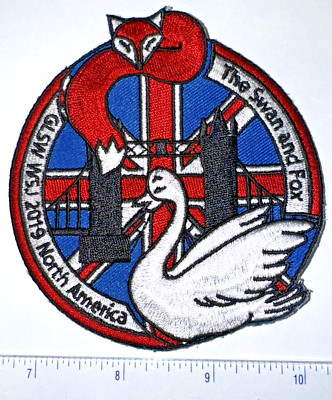 2019 Unit 27 The Swan and Fox UK Badge Patch 24th World Scout Jamboree