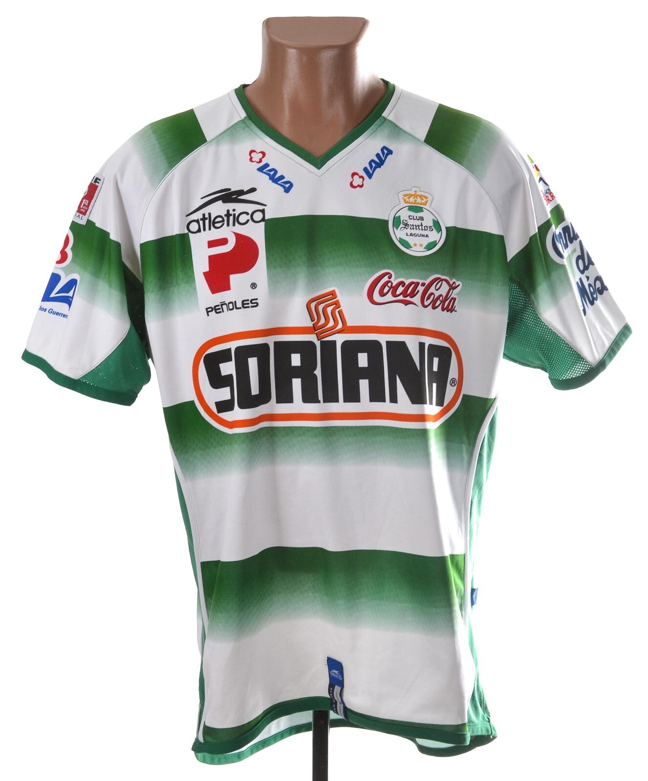 SANTOS LAGUNA MEXICO 2007/2008 HOME FOOTBALL SHIRT JERSEY