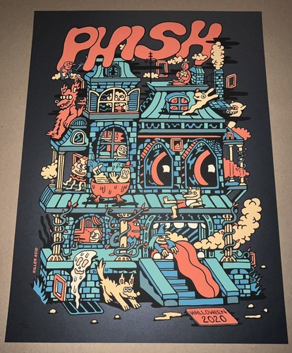 Phish Poster Halloween 10/31 2020 Killer Acid Trey Anastasio