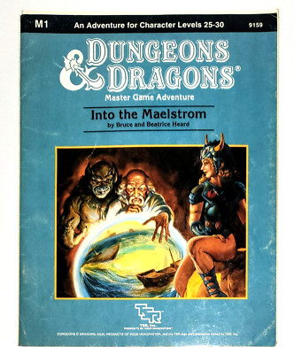 TSR Dungeons & Dragons Into the Maelstrom Module M1 9159 D&D Original