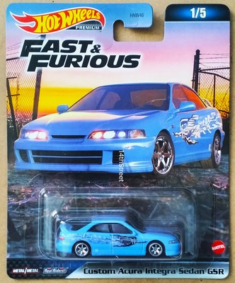 2023 HOT WHEELS PREMIUM FAST & FURIOUS 1/5 - CUSTOM ACURA INTEGRA GSR SEDAN