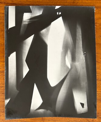 Abstract Silver Gelatin Light Art MIT Center for Advanced Visual Studies c1960s