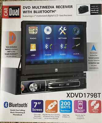 Dual Electronics XDVD179BT 7-inch LED Touch Screen Multimedia Receiver Car Radio