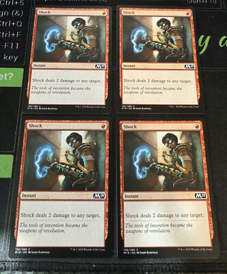 Shock X4 M19 2019 Core Set Magic the Gathering MTG